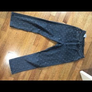 Levi’s 501 original cropped studded jeans